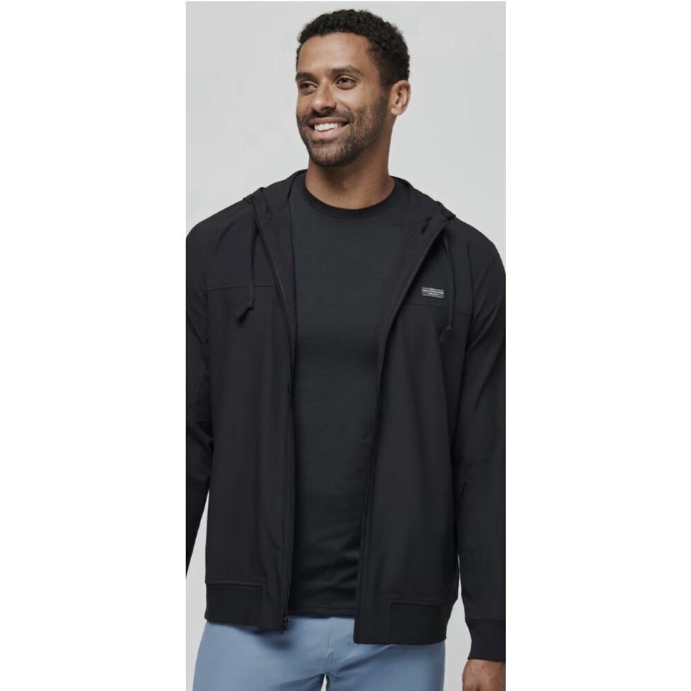NWT Travis Mathew Heater Series Wanderlust Full Zip Jacket Black Mens XL - Picture 3 of 10